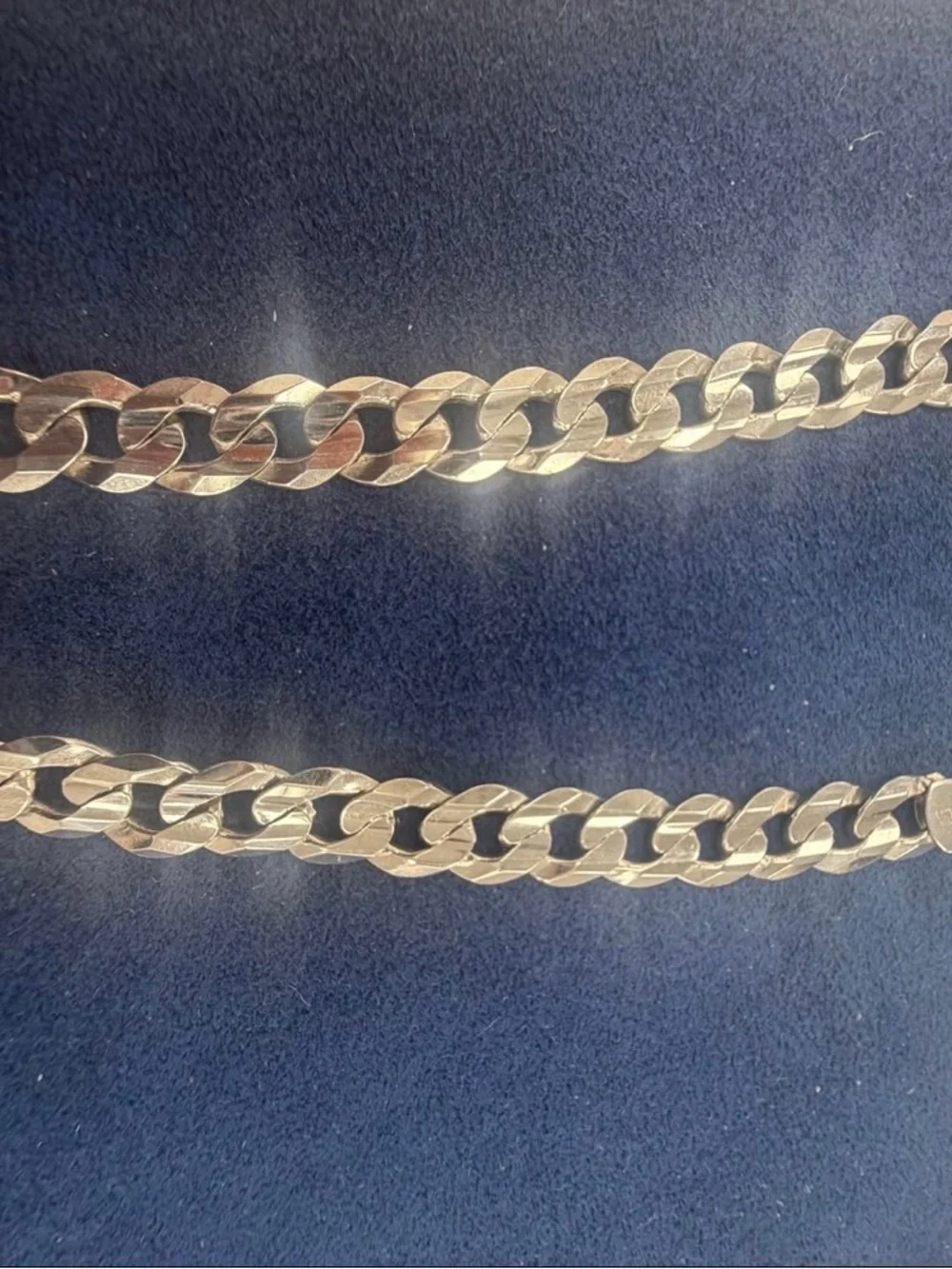 925 Sterling Silver Curb Link Bracelet Men’s